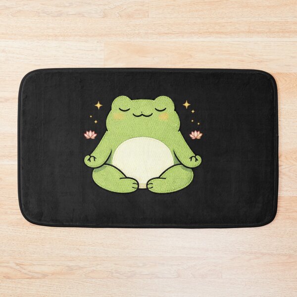 Item preview, Yoga Zen Frog – Funny Meditating Frog Yoga Mascot designed and sold by ColorSplash123.