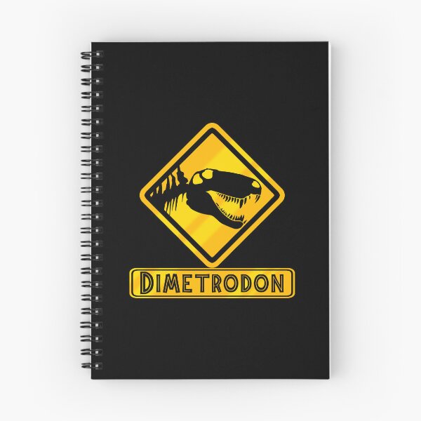 Item preview, Dimetrodon Crossing Sign – Prehistoric Predator Warning Road Sign | Paleoart Design designed and sold by Grimtech Workshop.