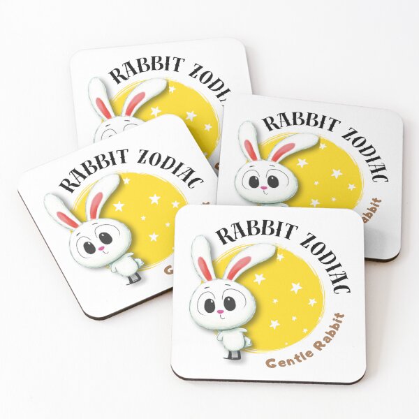 Item preview, Rabbit Chinese Zodiac Sign – Gentle Rabbit Illustration designed and sold by OriginalMindArt.