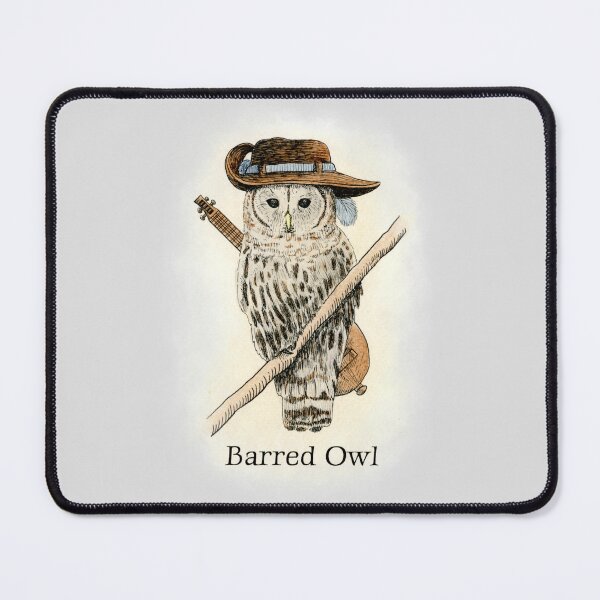 Item preview, Bard Owl (watercolor) designed and sold by Drawinism.
