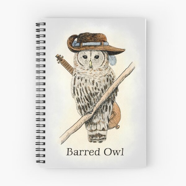 Item preview, Bard Owl (watercolor) designed and sold by Drawinism.