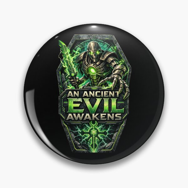 Item preview, Ancient Evil Awakens | Grimdark Robot Tomb designed and sold by Forged in the Warp.