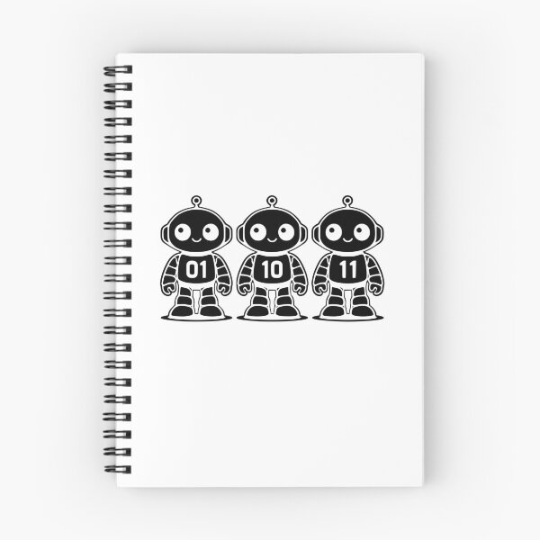 Item preview, 01 10 11 Robot binary code robot humor designed and sold by faridman.