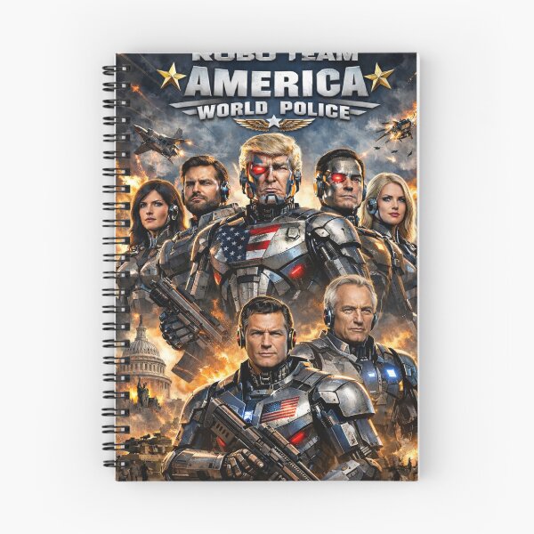 Item preview, Robo Team America – Cyber Patriot World Police designed and sold by MapleBaconator.