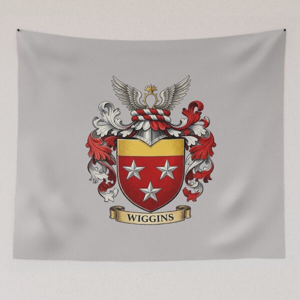 Item preview, The Wiggins Family Coat of Arms designed and sold by BagTown Clans.