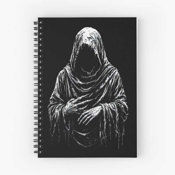 Item preview, Hooded Grim Reaper Horror Death Figure Art Monk designed and sold by MorbidDreams.