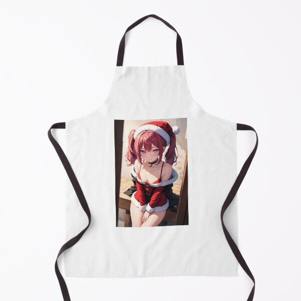 Item preview, Christmas Santa Oshima Rinanari – Cute Pink Twintail Anime Holiday Art designed and sold by iloveanimechibi.