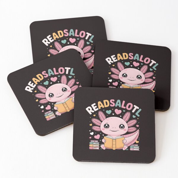 Item preview, Readsalotl – Cute Axolotl Funny Reading Lover Pun designed and sold by Redgiant87x.