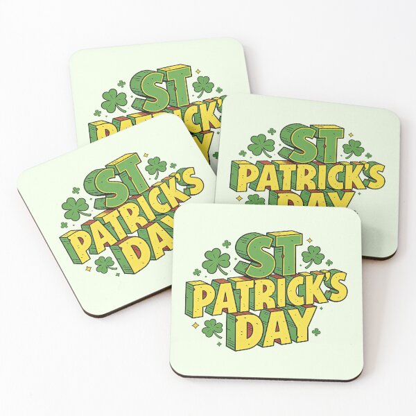 Item preview, Vibrant 3D Comic St Patrick's Day Typography designed and sold by zzz888.