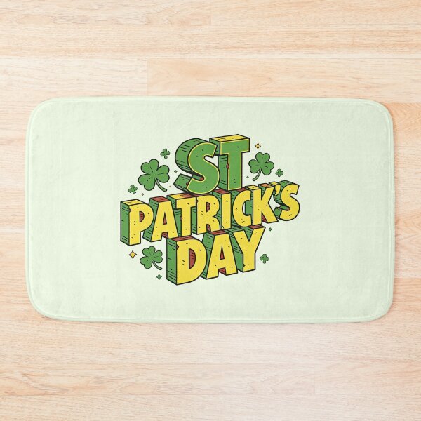 Item preview, Vibrant 3D Comic St Patrick's Day Typography designed and sold by zzz888.