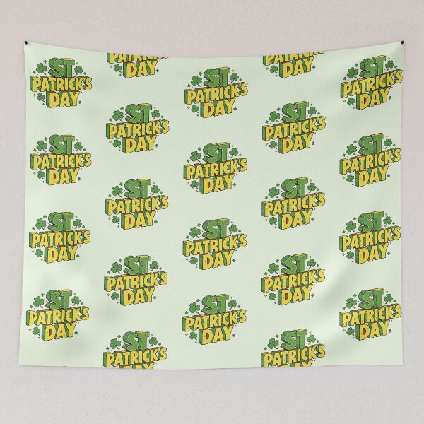 Item preview, Vibrant 3D Comic St Patrick's Day Typography designed and sold by zzz888.