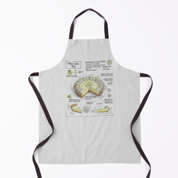 Item preview, Key Lime Pie - Technical Drawing with Recipe designed and sold by Rhu Creations.