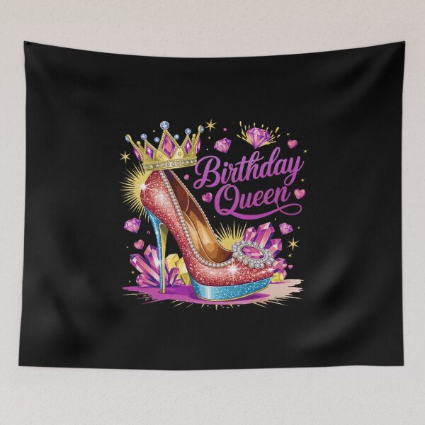 Item preview, Birthday Queen Graphic – Funny Birthday Celebration Design designed and sold by artedigital99.