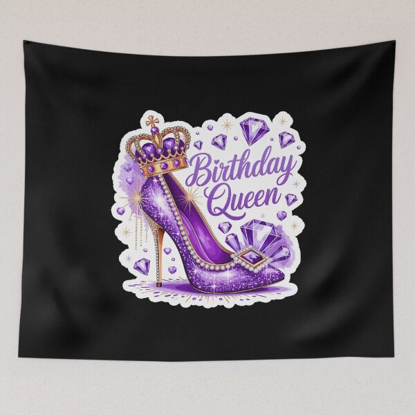 Item preview, Birthday Queen Crown – Birthday Party Design for Shirts designed and sold by artedigital99.