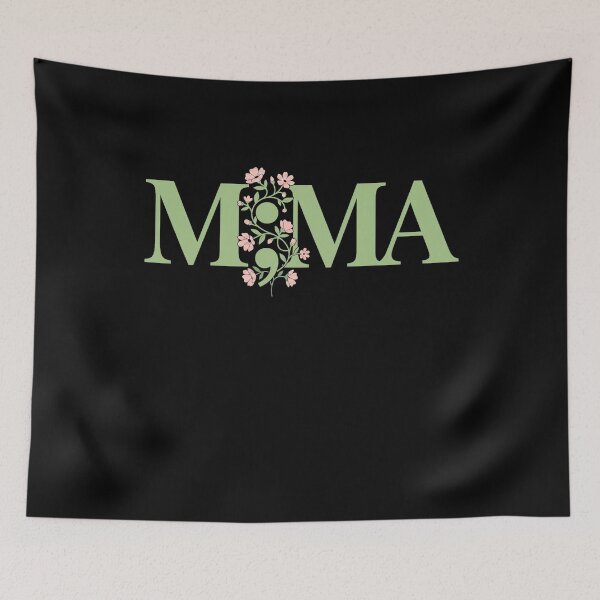 Item preview, Mama Semicolone Mental Health Awareness Floral Mother's Day  designed and sold by clothesy7.