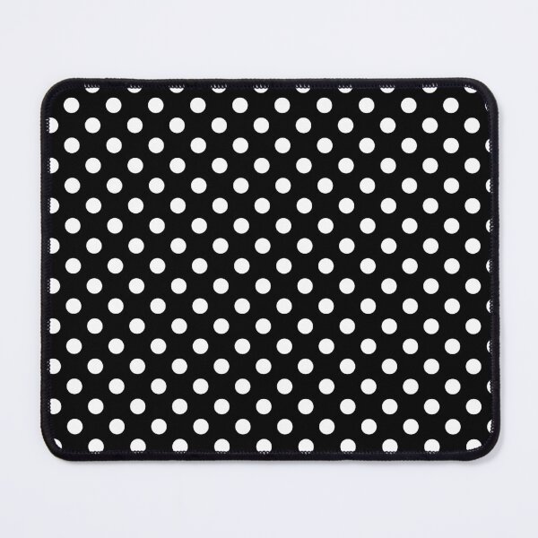 Item preview, Classic White Polka Dots on Black Background designed and sold by kindacute-shop.
