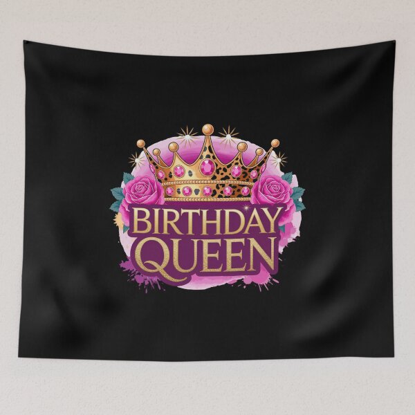 Item preview, Birthday Queen Energy – Birthday Party Graphic Design designed and sold by artedigital99.