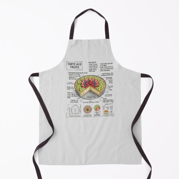 Item preview, Tarte Aux Fruits - Technical Drawing with Recipe designed and sold by Rhu Creations.