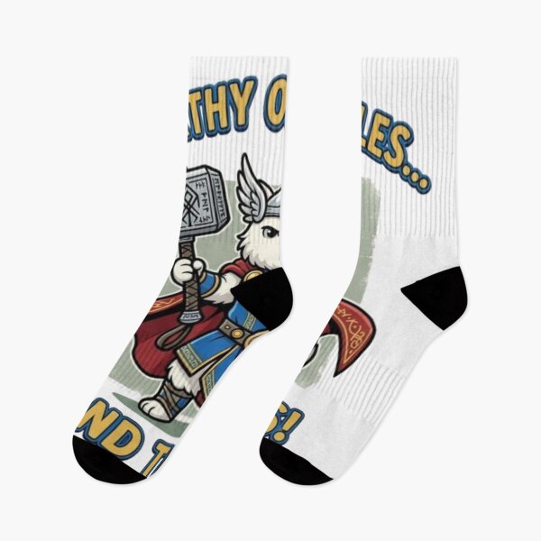 Item preview, Worthy of Cuddles - Funny Norse Mythology Thor Cat Pun designed and sold by Beto Santos.