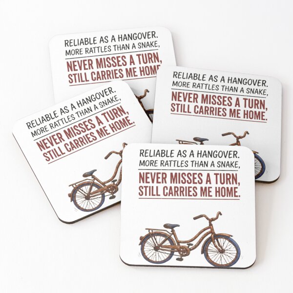 Item preview, Old Faithful - Rusty Vintage Bicycle Quote designed and sold by Stefanrajzer.