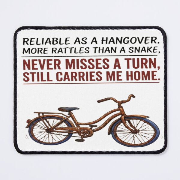 Item preview, Old Faithful - Rusty Vintage Bicycle Quote designed and sold by Stefanrajzer.