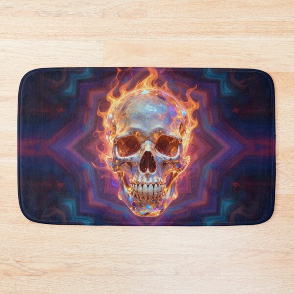 Item preview, Friendly Flaming Skull designed and sold by Korral.
