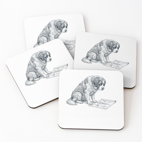 Item preview, Saint Bernard Vacuum Dog Mom Dad Lover designed and sold by DoodleTortle.