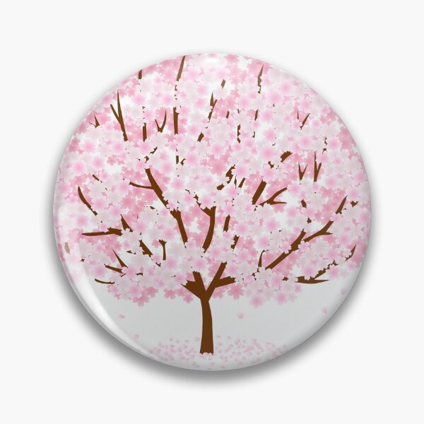 Item preview, Japanese Cherry Blossom Tree Pink Sakura Floral Nature Art designed and sold by Unsololugar.