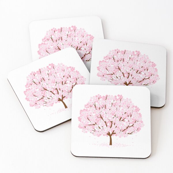 Item preview, Japanese Cherry Blossom Tree Pink Sakura Floral Nature Art designed and sold by Unsololugar.