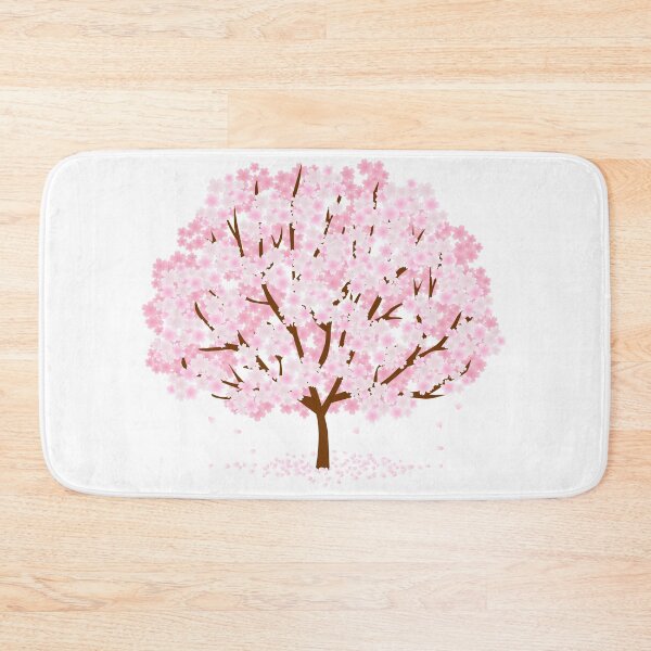 Item preview, Japanese Cherry Blossom Tree Pink Sakura Floral Nature Art designed and sold by Unsololugar.