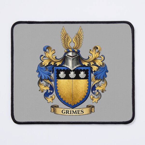 Item preview, The Grimes Family Coat of Arms designed and sold by BagTown Clans.