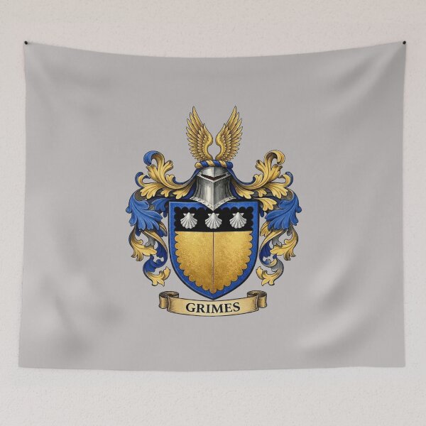 Item preview, The Grimes Family Coat of Arms designed and sold by BagTown Clans.
