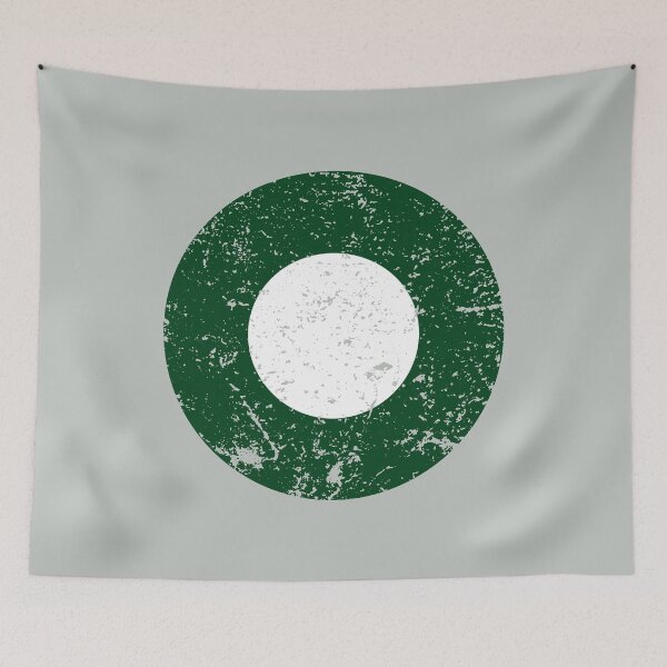 Item preview, Pakistan Roundel / Insignia - Worn / Eroded / Aged / Grunge (Large) designed and sold by STUDIO-72.