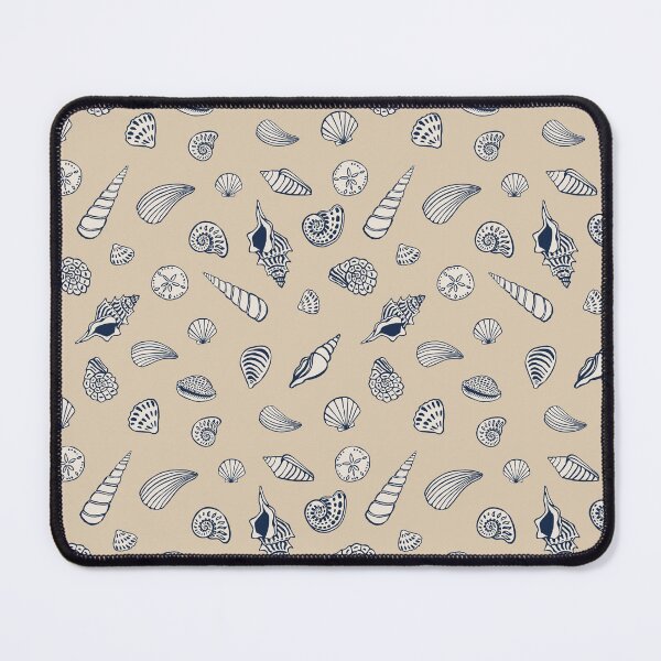 Item preview, Neautral Sand Minimal Coastal Beach Shell Pattern designed and sold by Patternandflow.