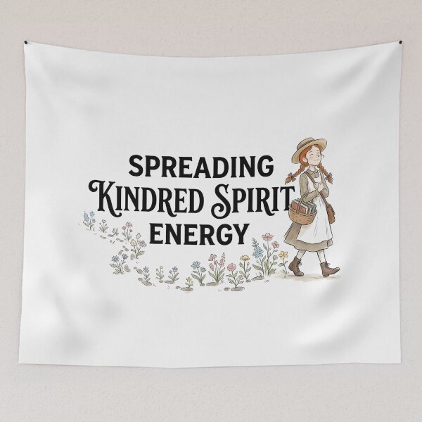 Item preview, Spreading Kindred Spirit Energy Anne of Green Gables Art designed and sold by Fenay Designs.