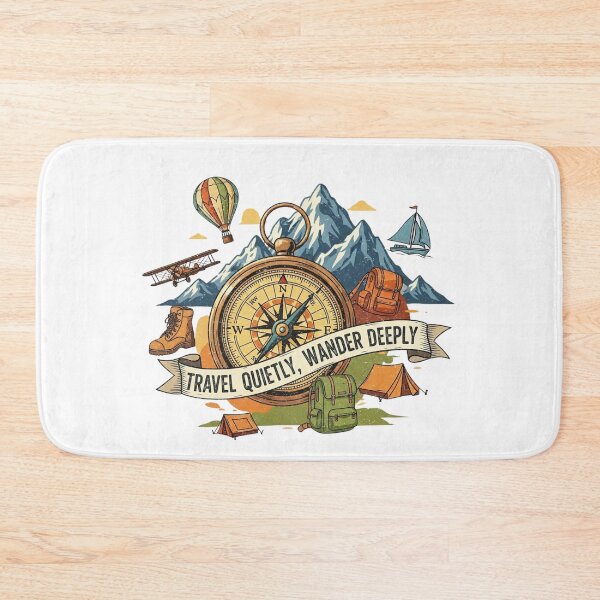 Item preview, Travel quietly, wander deeply. Adventure designed and sold by Low Social Battery Club.