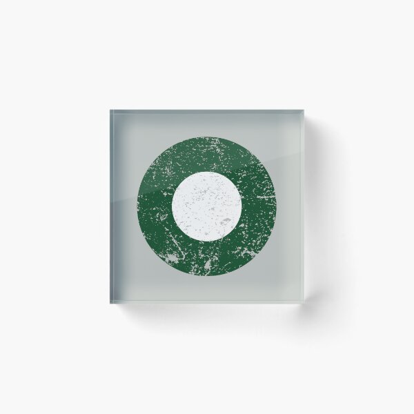 Item preview, Pakistan Roundel / Insignia - Worn / Eroded / Aged / Grunge (Small) designed and sold by STUDIO-72.