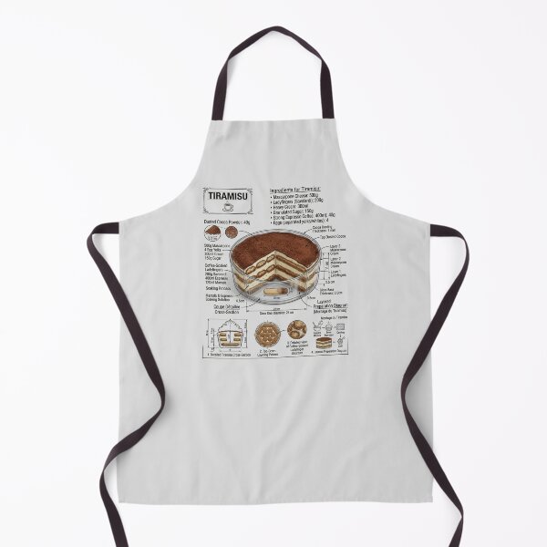 Item preview, Tiramisu - Technical Drawing with Recipe designed and sold by Rhu Creations.