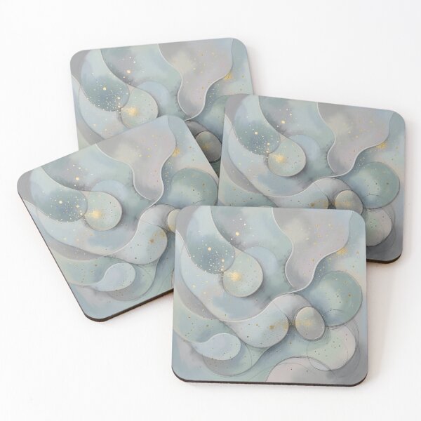 Item preview, Layers - an abstract composition in pastel colors designed and sold by 2-Seraphira.