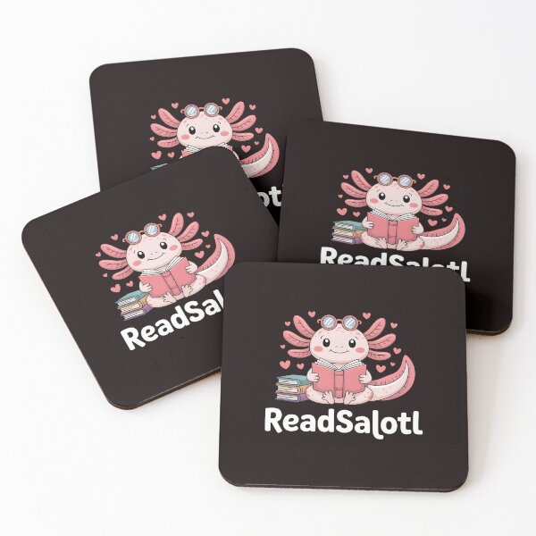 Item preview, Readsalotl – Funny Reading Axolotl Book Lover Pun designed and sold by Redgiant87x.