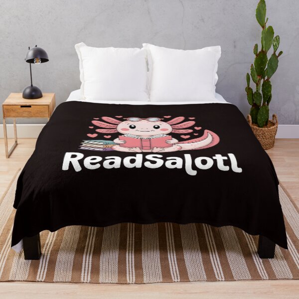 Item preview, Readsalotl – Funny Reading Axolotl Book Lover Pun designed and sold by Redgiant87x.