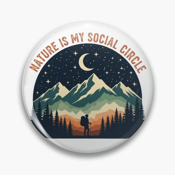 Item preview, Nature is my social circle designed and sold by Low Social Battery Club.