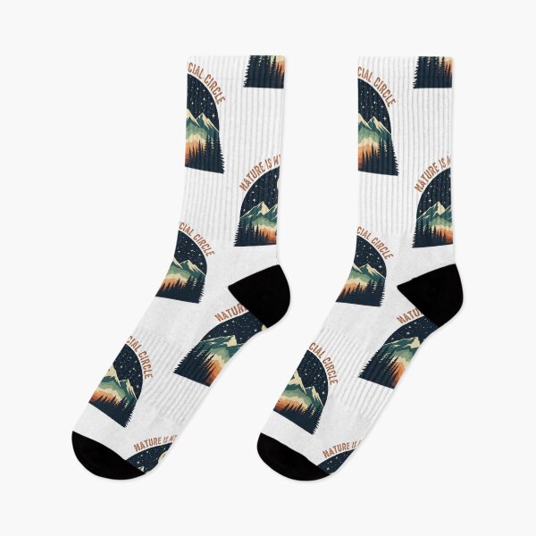 Item preview, Nature is my social circle designed and sold by Low Social Battery Club.