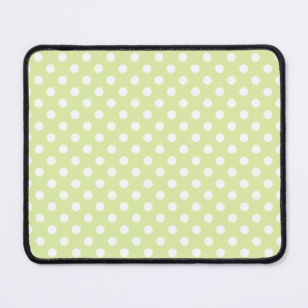 Item preview, Cute White Polka Dots on Pastel Green Background designed and sold by kindacute-shop.