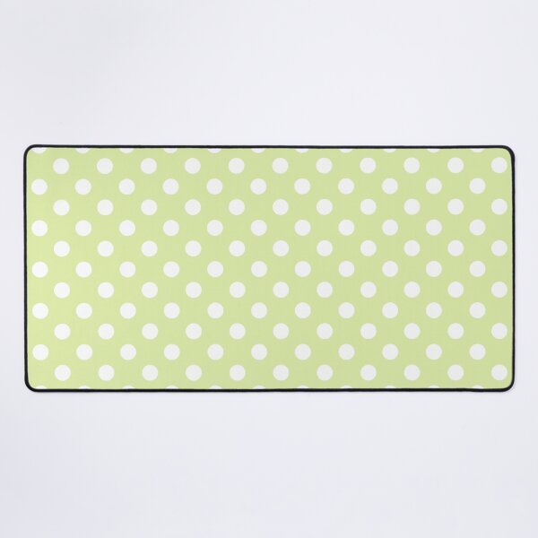 Item preview, Cute White Polka Dots on Pastel Green Background designed and sold by kindacute-shop.