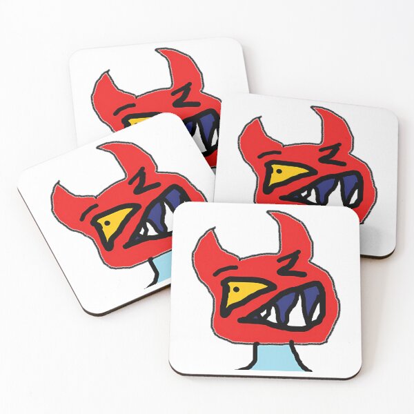 Item preview, Minimalist Grumpy Monster Face designed and sold by Dmo3HarkoArt.