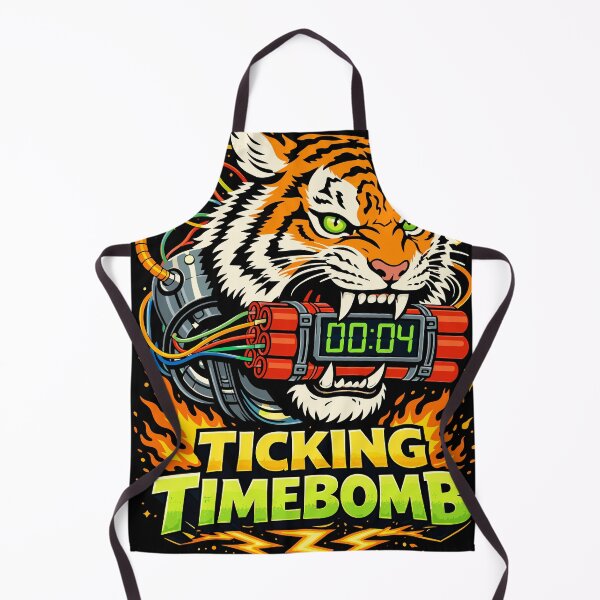 Item preview, Ticking Time Tiger designed and sold by Matinez Pink.