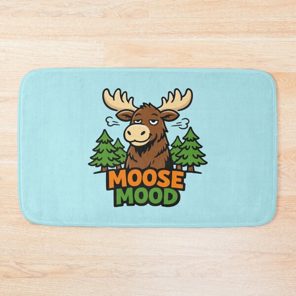 Item preview, Moose Mood Funny Cartoon designed and sold by SnappyPNG.