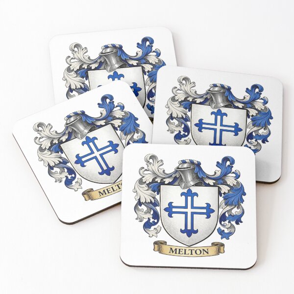 Item preview, The Melton Family Coat of Arms designed and sold by BagTown Clans.