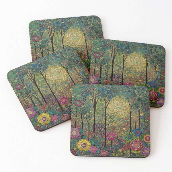 Item preview, Emerald Green Floral Forest designed and sold by Neika Shimm Designs.